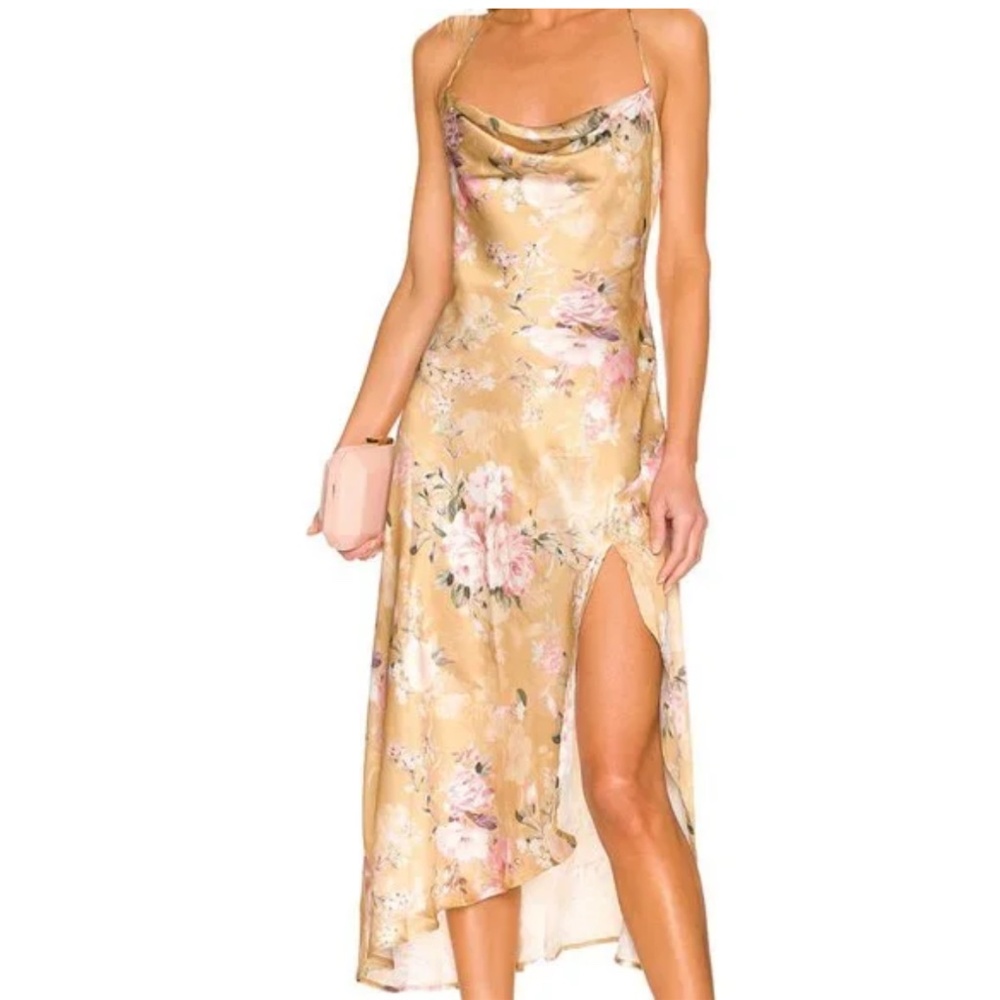 ASTR the Label Gaia Satin Dress